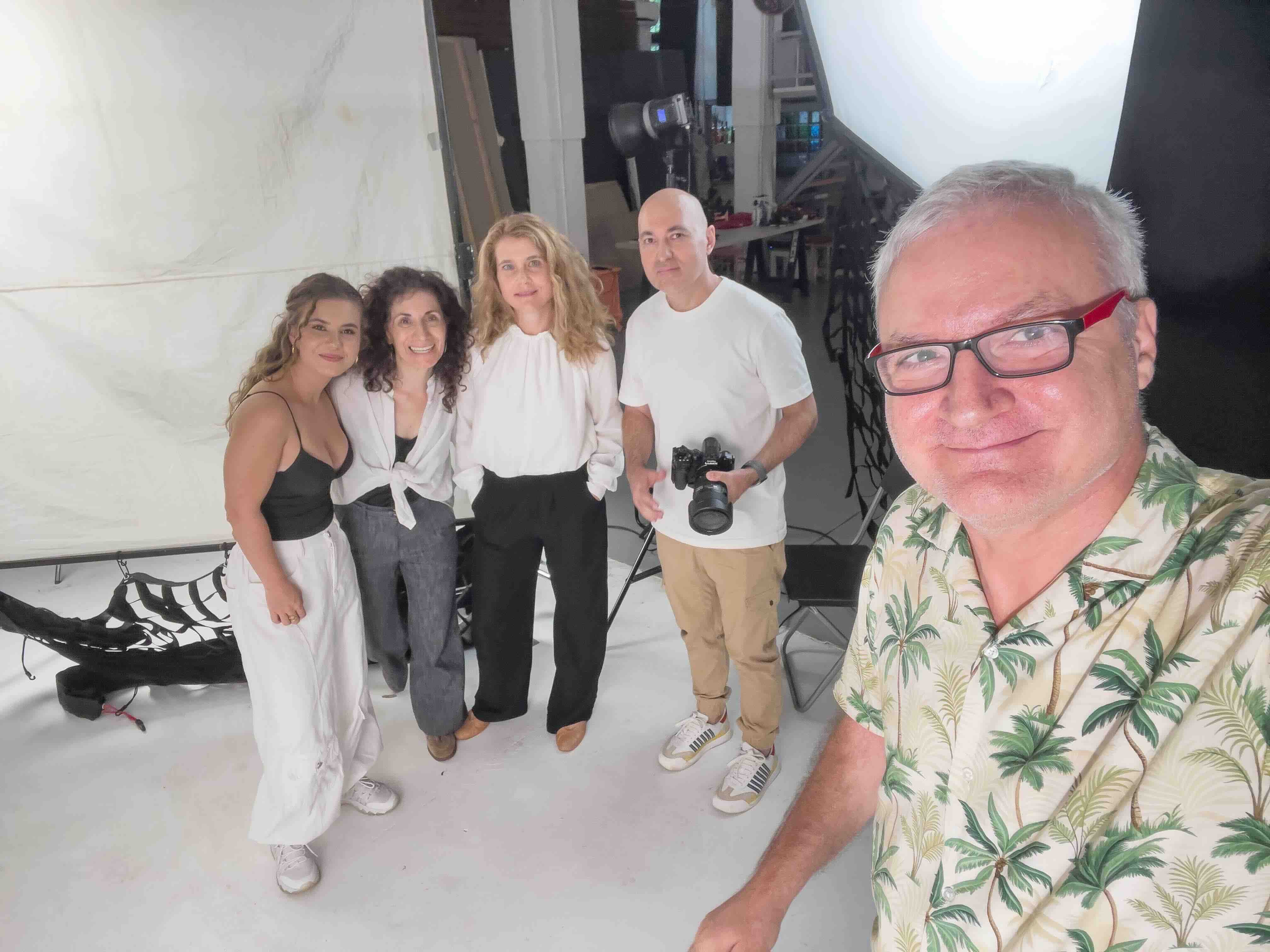 Studio setup at Max Lemnij's course